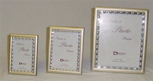 Picture of Frame Champagne Gold with Silver Border